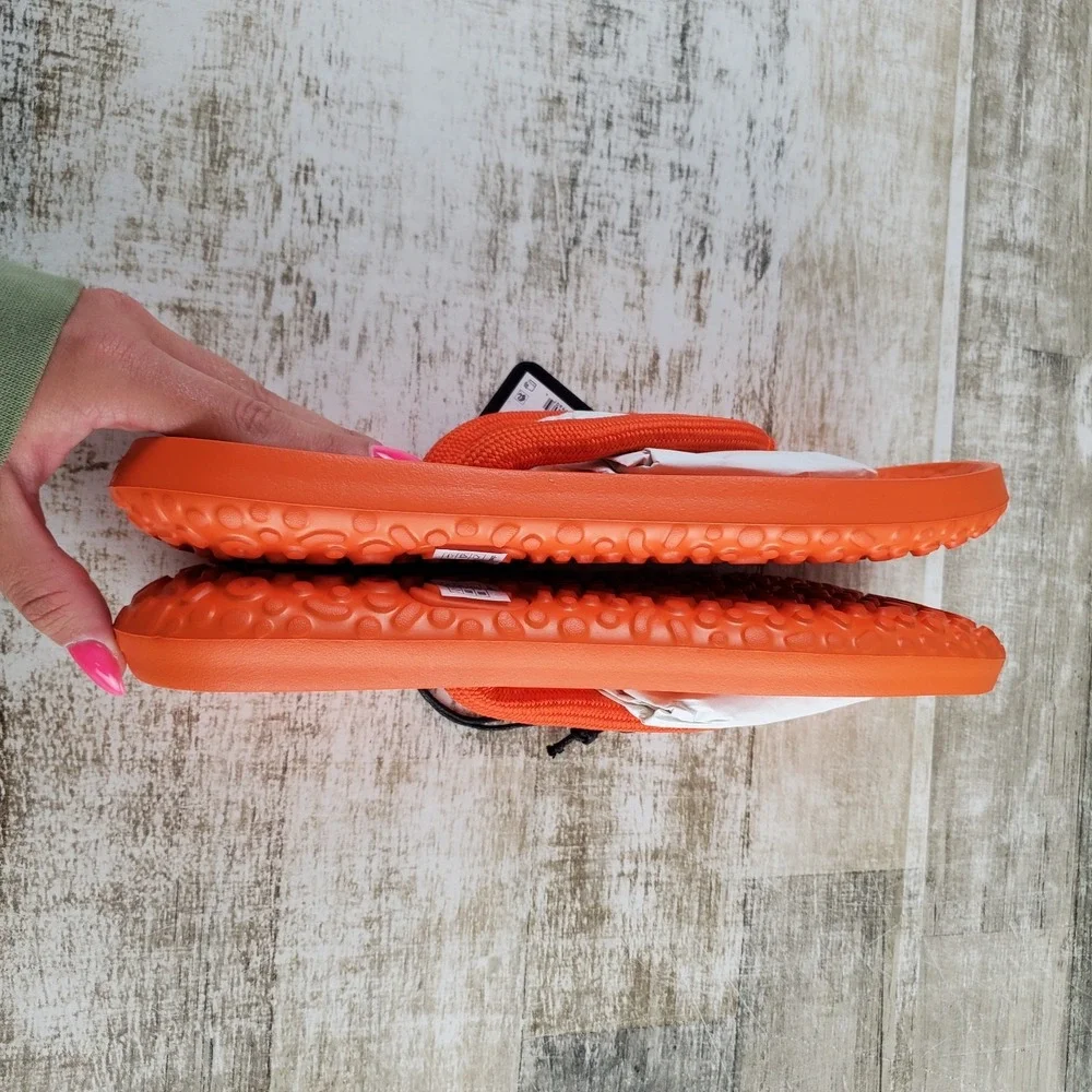 Allbirds Sugar Zeffers 2 Mens Sandal Sz 9 Comfort Buoyant Orange Thong Slip On